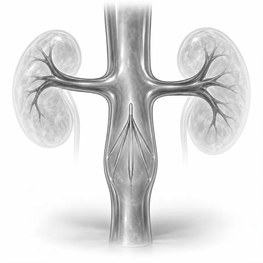Illustration: ivc filter placement and removal