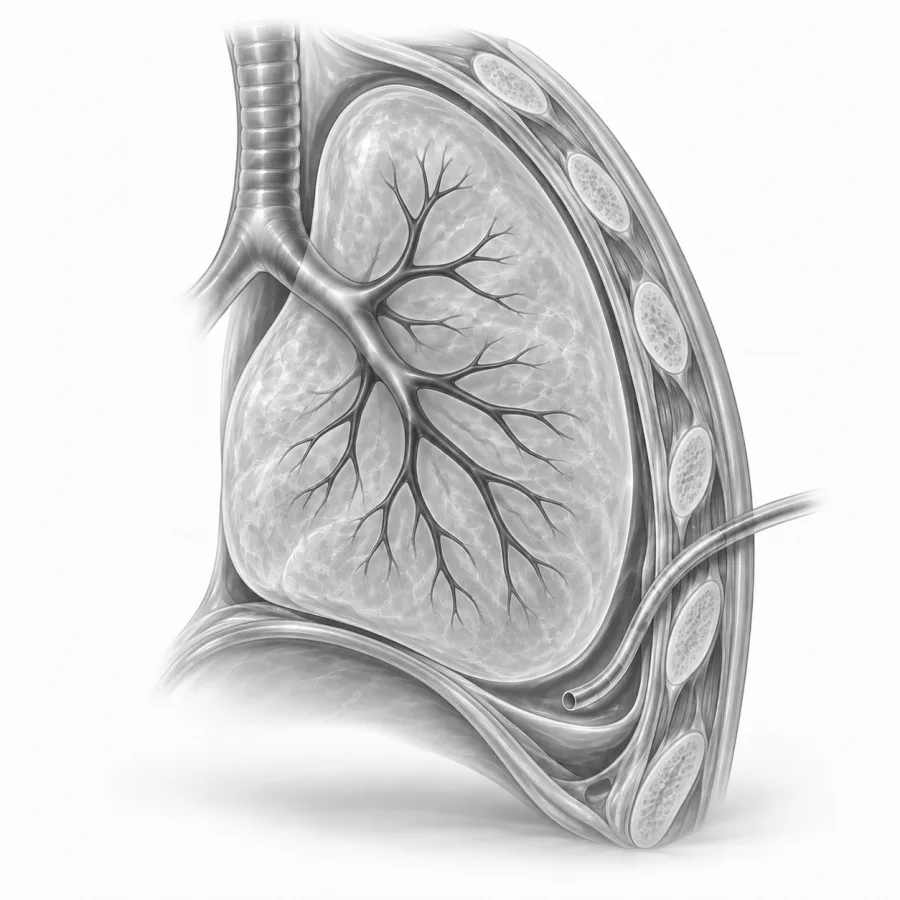 Illustration: pleurodesis