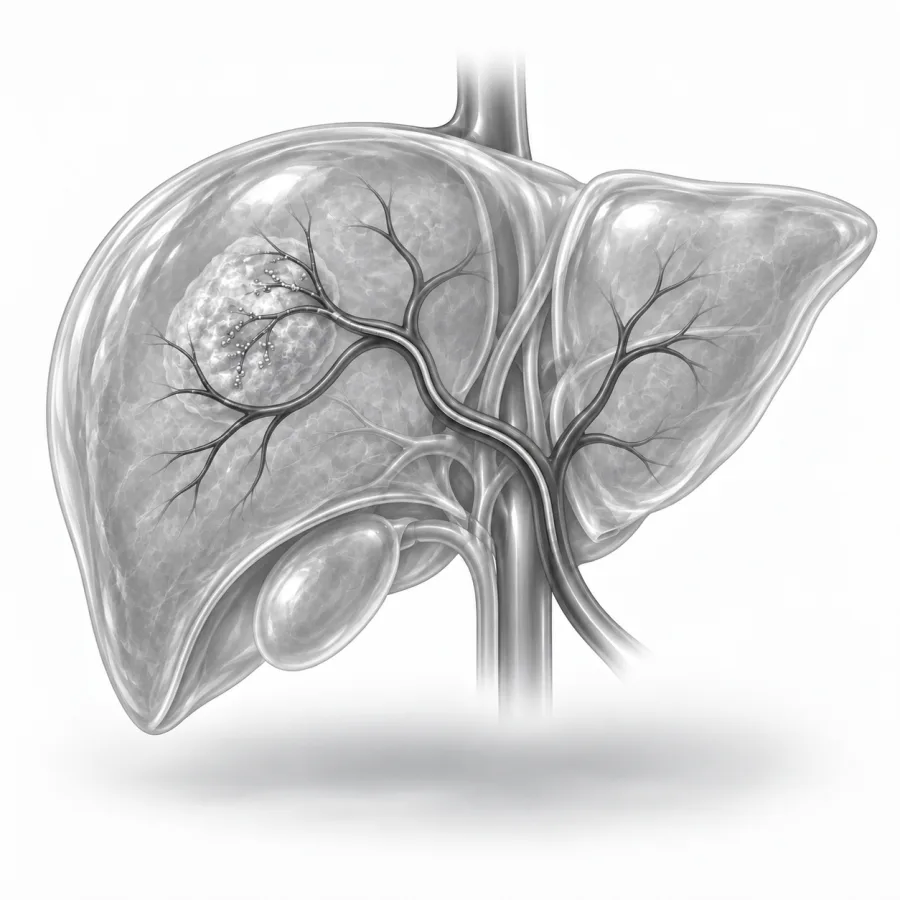 Illustration: y-90 radioembolization