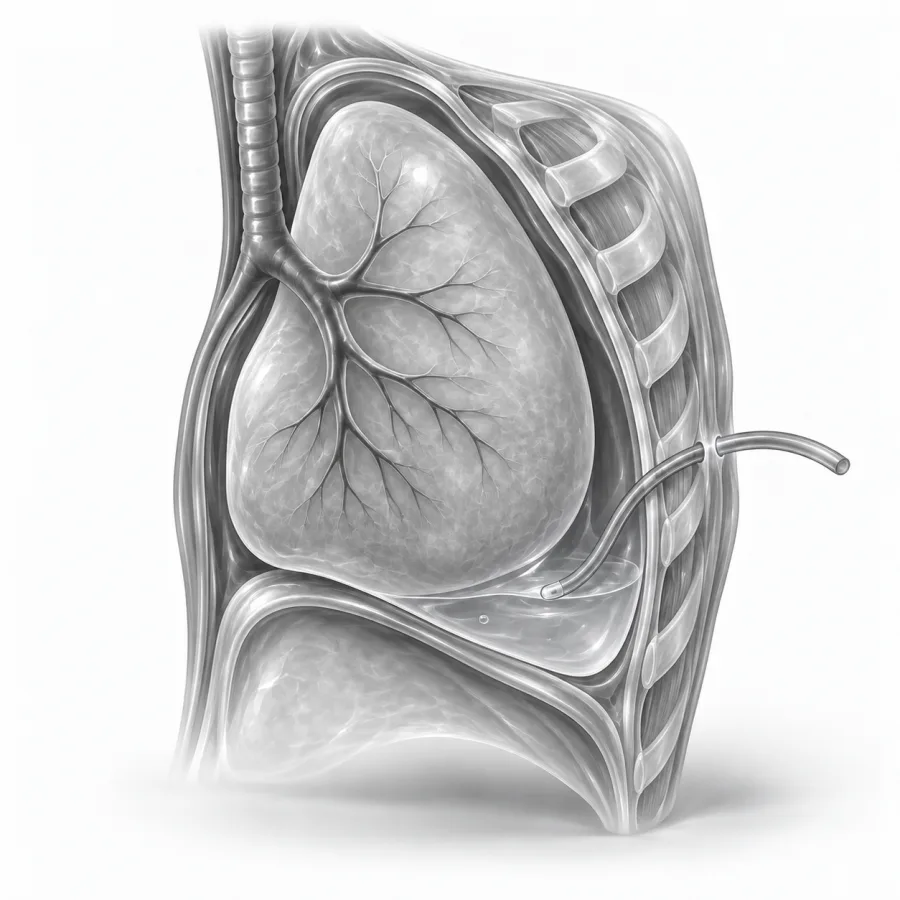 Illustration: thoracentesis